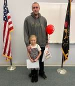 Girl who called 911 for her father honored